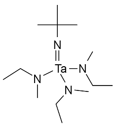 Tert-butylimido tris(ethylmethylamido) tantalum (TBTEMT)